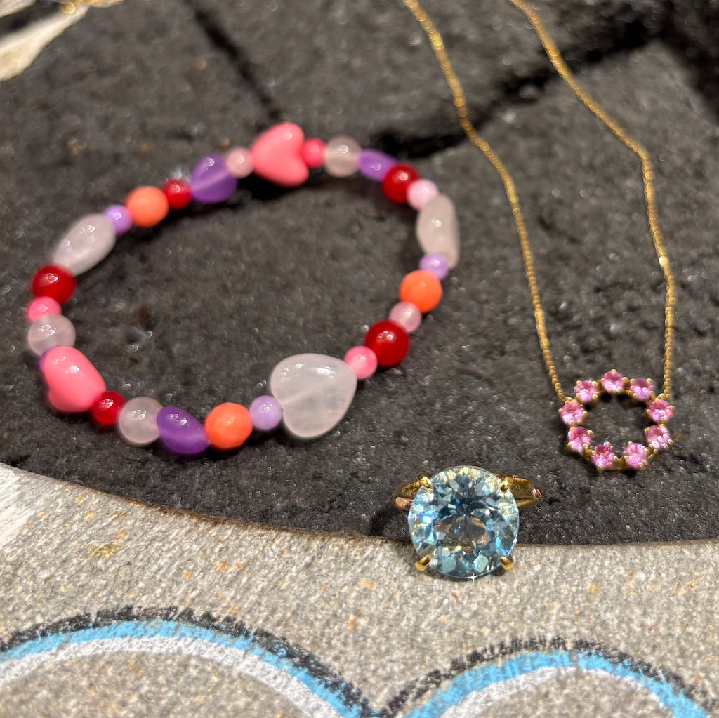 SWEET LOVE♡天然石ブレスレット