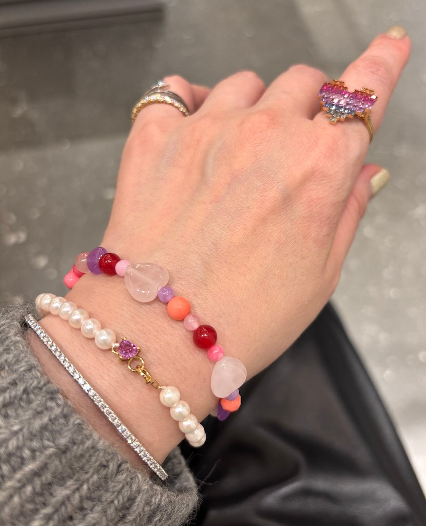 SWEET LOVE♡天然石ブレスレット