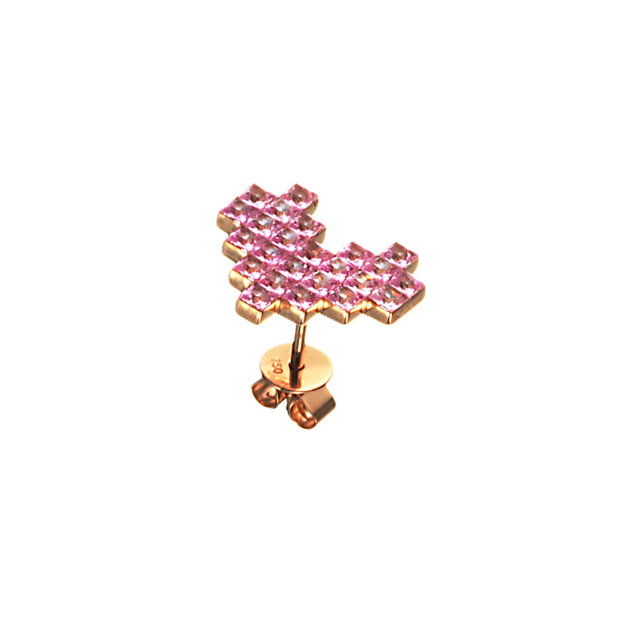 ピクセルハートピアス