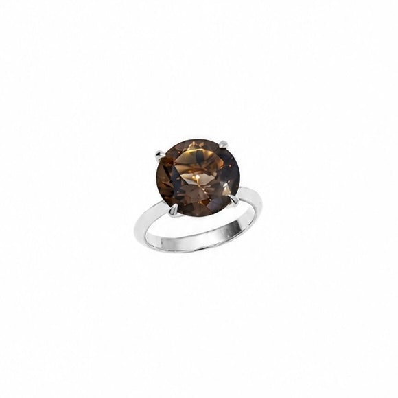 SILVER925 12mm Round Color Stone Ring