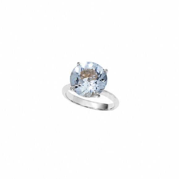 SILVER925 12mm Round Color Stone Ring